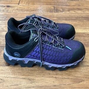 Timberland Pro Powertrain Work Shoes Alloy Toe Protection Purple Women's Size 9